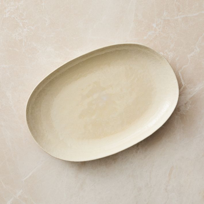 Oyku Stoneware Oval Platter | West Elm (US)