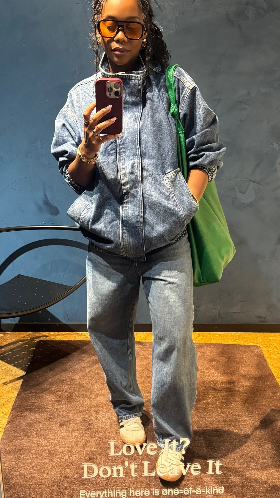 Borrows my husband’s Levi’s bomber jacket for my trip to NY. Hands down my favorite travel look. Wearing a Mens Small (oversized)

#LTKFallSale