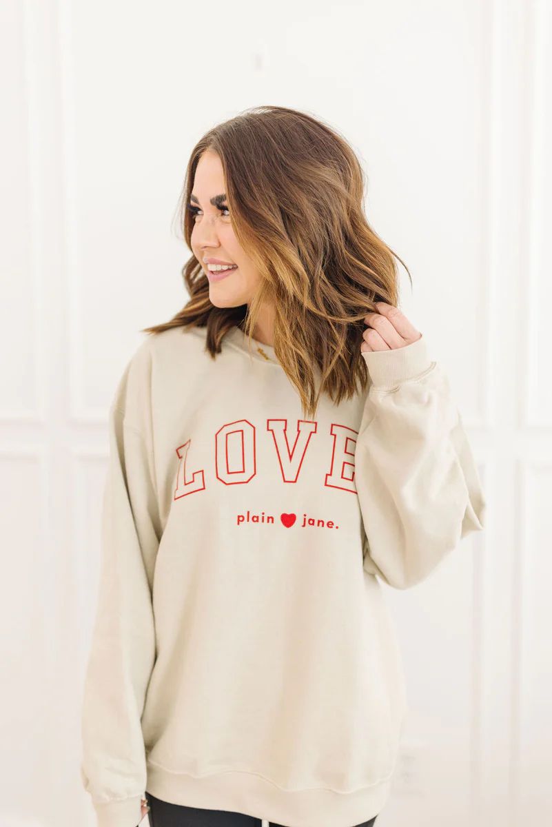 *PREORDER* Lover Oversized Sweater | Plain Jane