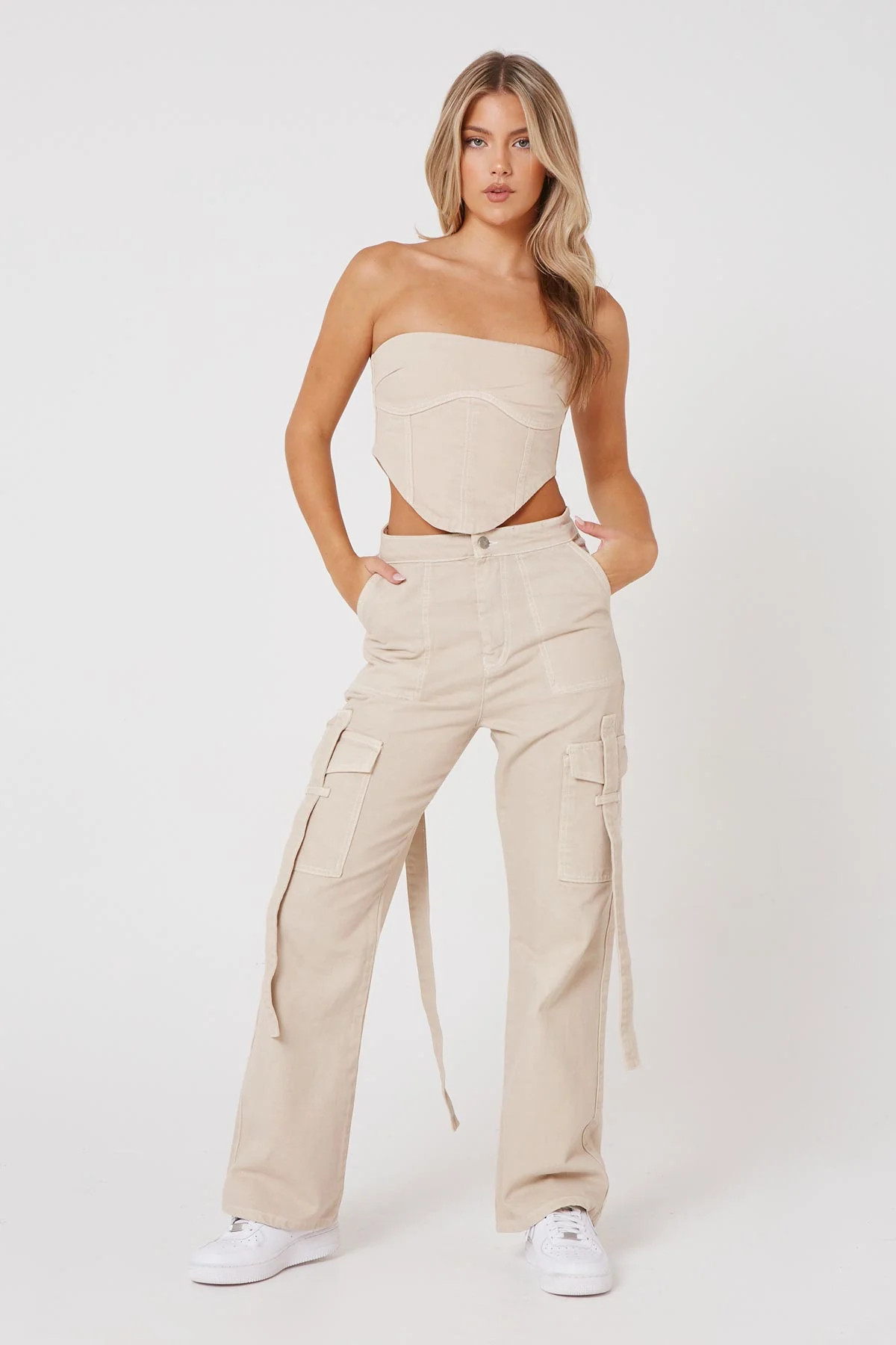 Ecru Denim Tassel Trouser | Luxe to Kill
