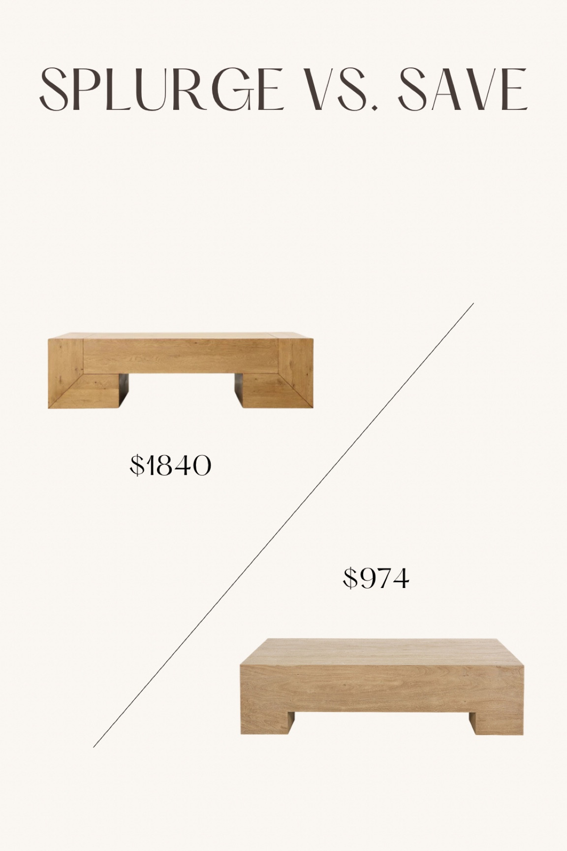 Coffee table dupe // living room // home // home furniture 

#LTKstyletip #LTKsalealert #LTKhome