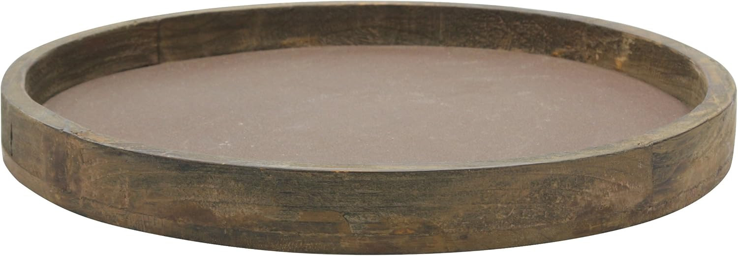 Stonebriar Rustic Natural Wood and Metal Candle Holder Tray, Home Decor Accessories for the Coffe... | Amazon (CA)