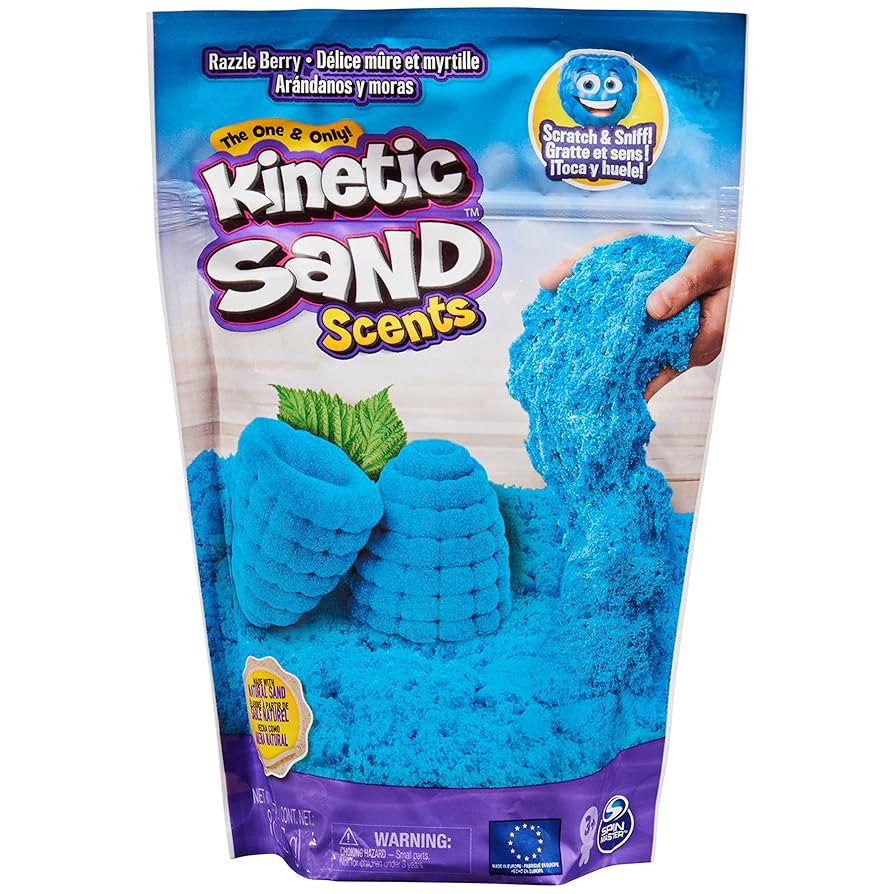Kinetic Sand Scents, 8oz Blue Razzle Berry Scented, for Kids Aged 3 and up | Amazon (US)