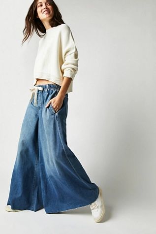 We The Free Clover Wide-Leg Solid Pants | Free People (Global - UK&FR Excluded)