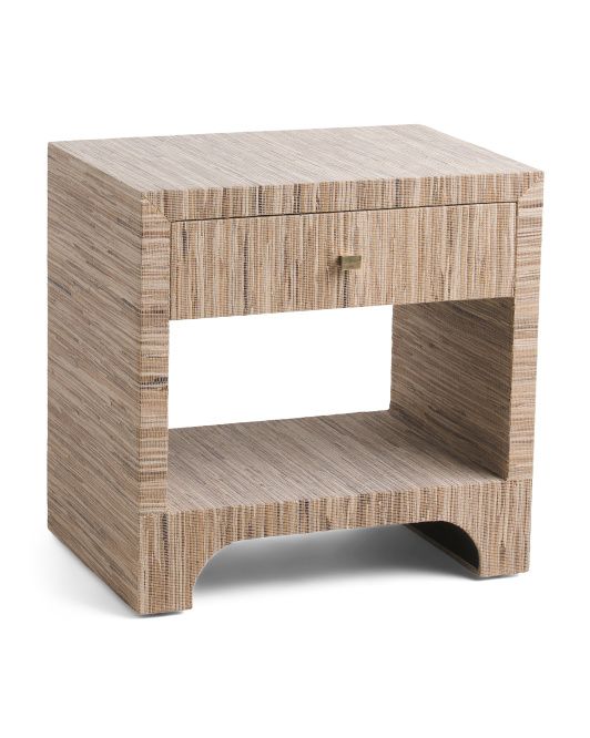 Woven 1 Drawer Bedside Table | TJ Maxx