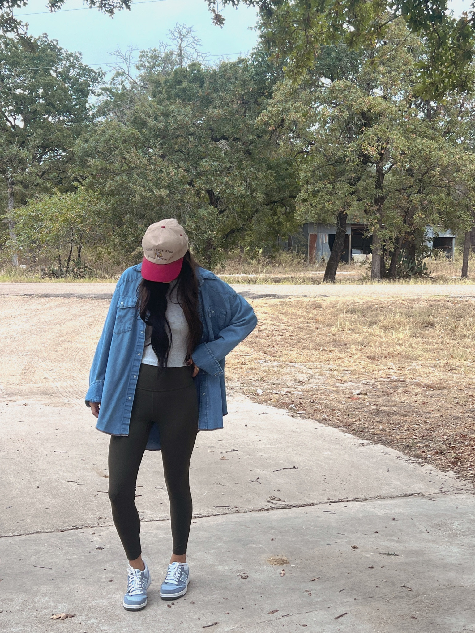 fall outfit - day 18
button up - large
tank top - XS (sized down for a tighter fit)
leggings - TTS
shoes - TTS

#LTKFindsUnder50 #LTKStyleTip