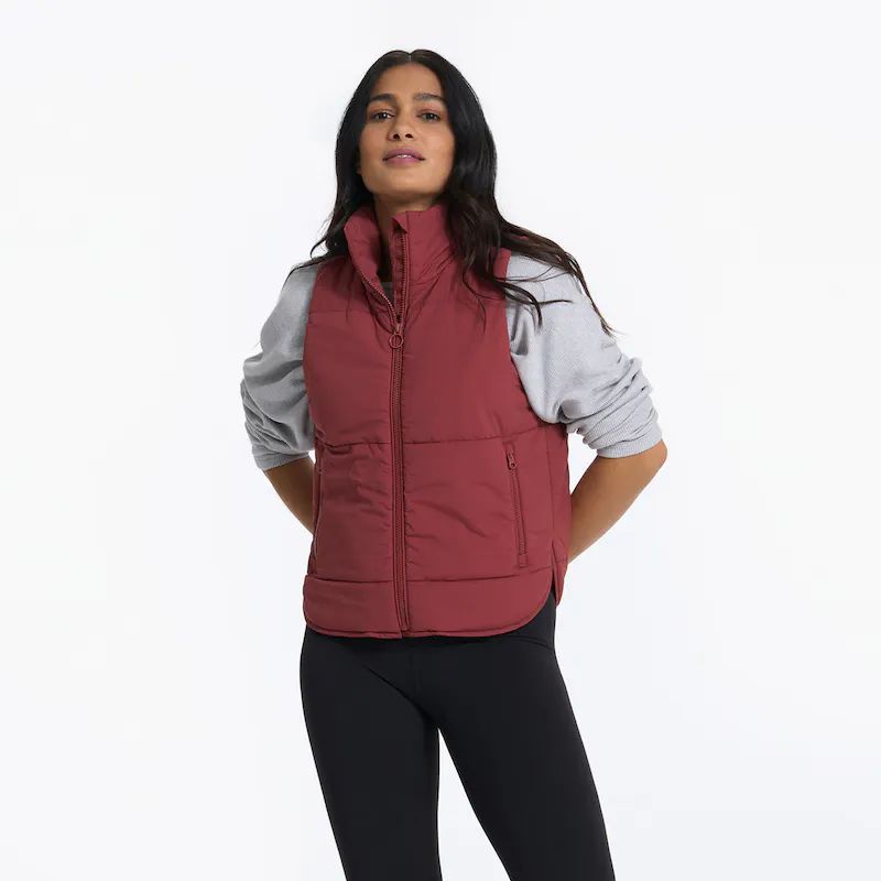 Canyon Insulated Vest | Currant | Vuori Clothing (US & Canada)