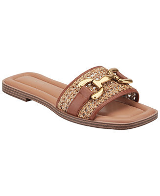 Easy Spirit Women's Vana Bit Woven Flat Slide Sandals - Macy's | Macy's