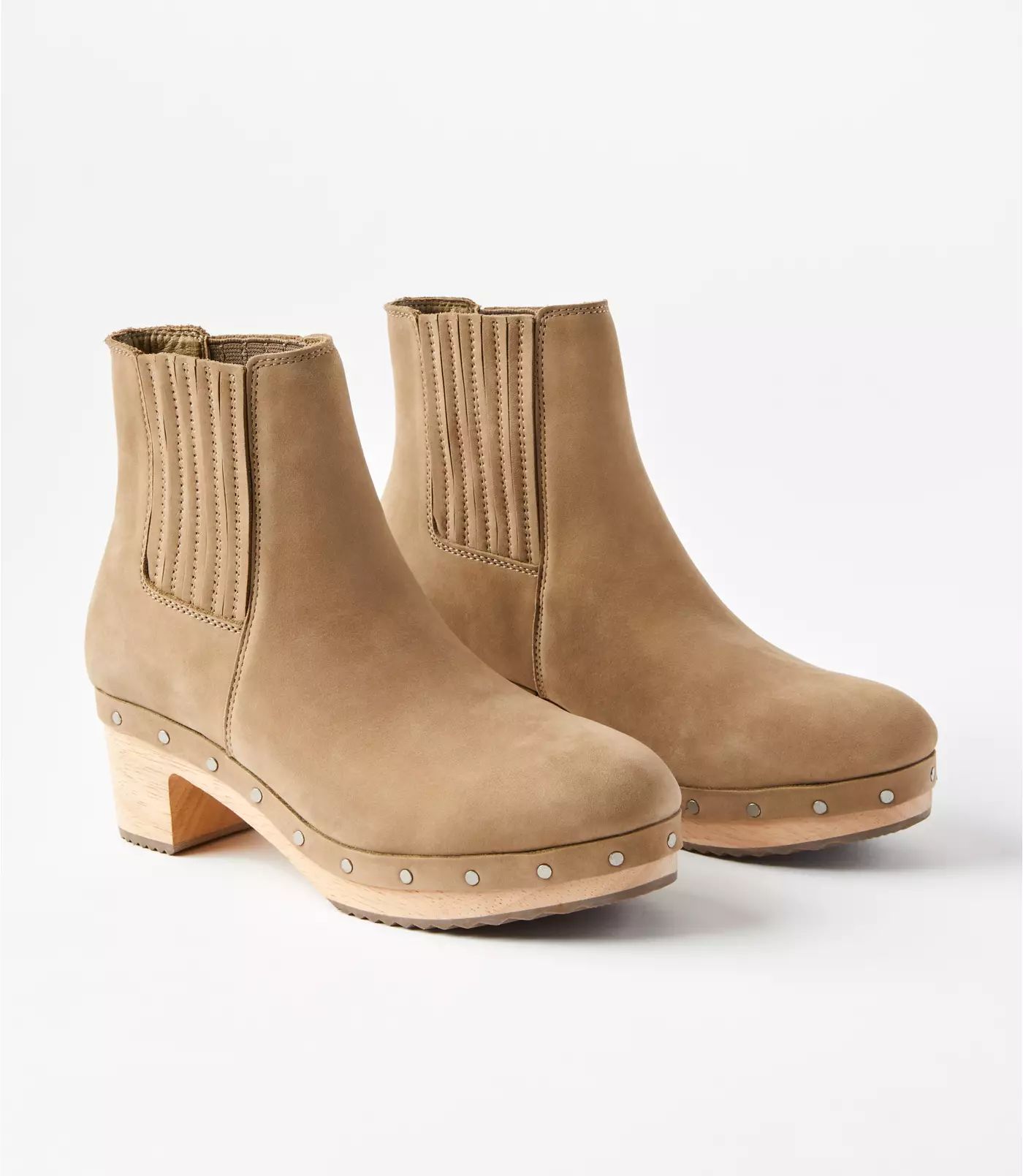 Suede Clog Boots | LOFT