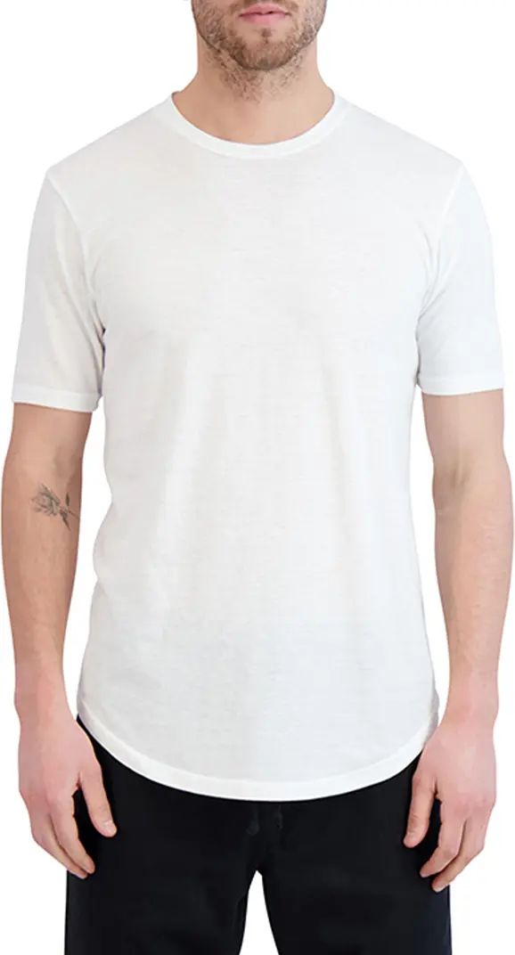 Tri-Blend Scallop Crew T-Shirt | Nordstrom