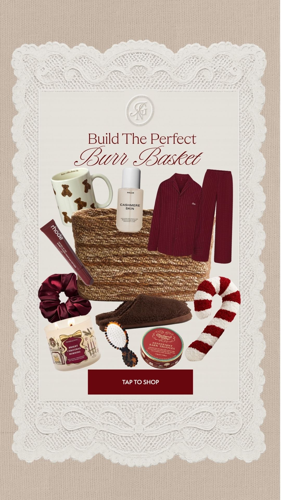 Building the perfect burr basket for cozy nights + holiday gifting 🤍✨ Linking all the pjs, candles, mugs, and little comfort finds that make it extra special. Perfect for Christmas gifting, hostess gifts, or a cozy surprise for someone you love.

#burrbasket #cozygifts #holidaygifting #giftinspo #ltkhome #ltkholiday #cozyfinds

#LTKHoliday #LTKGiftGuide