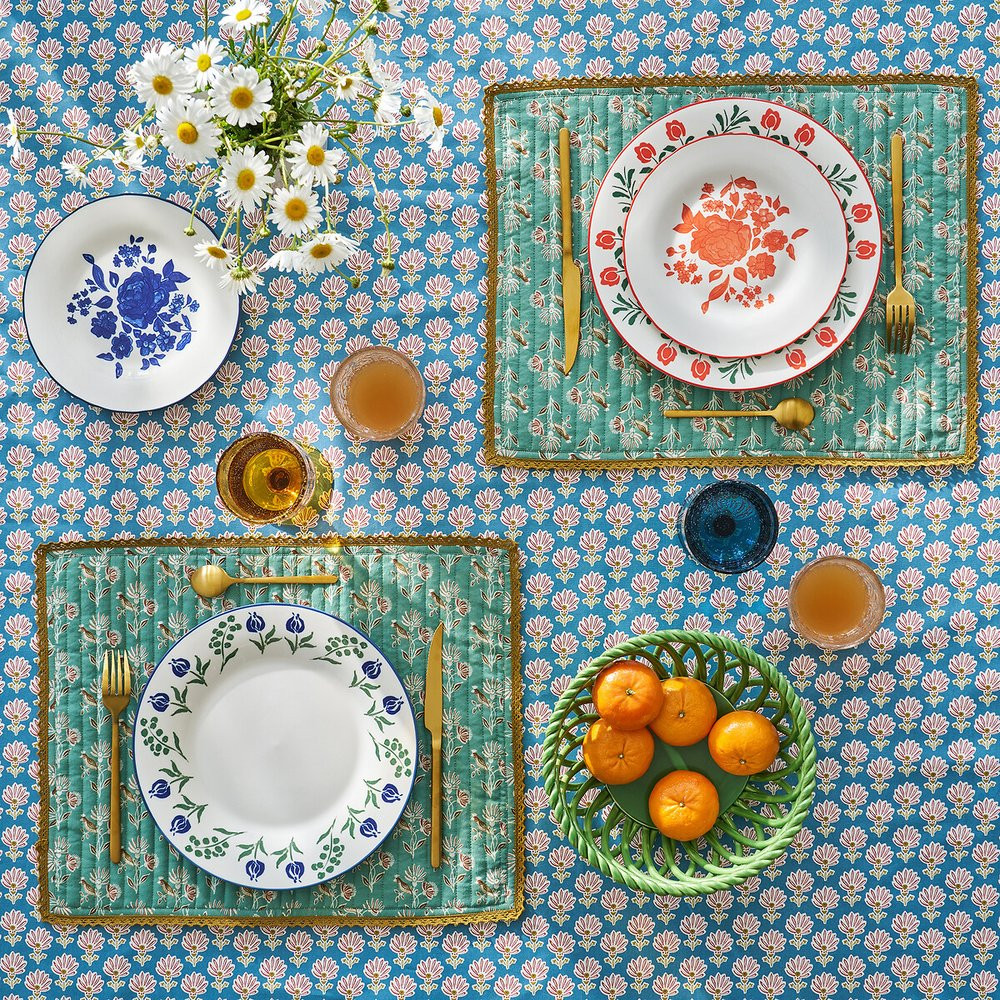 Nadesha Printed 100% Coated Cotton Tablecloth | La Redoute (UK)