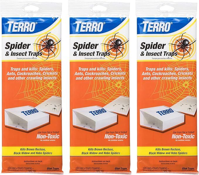 TERRO T3206SR Spider & Insect Traps – 12 Traps | Amazon (US)