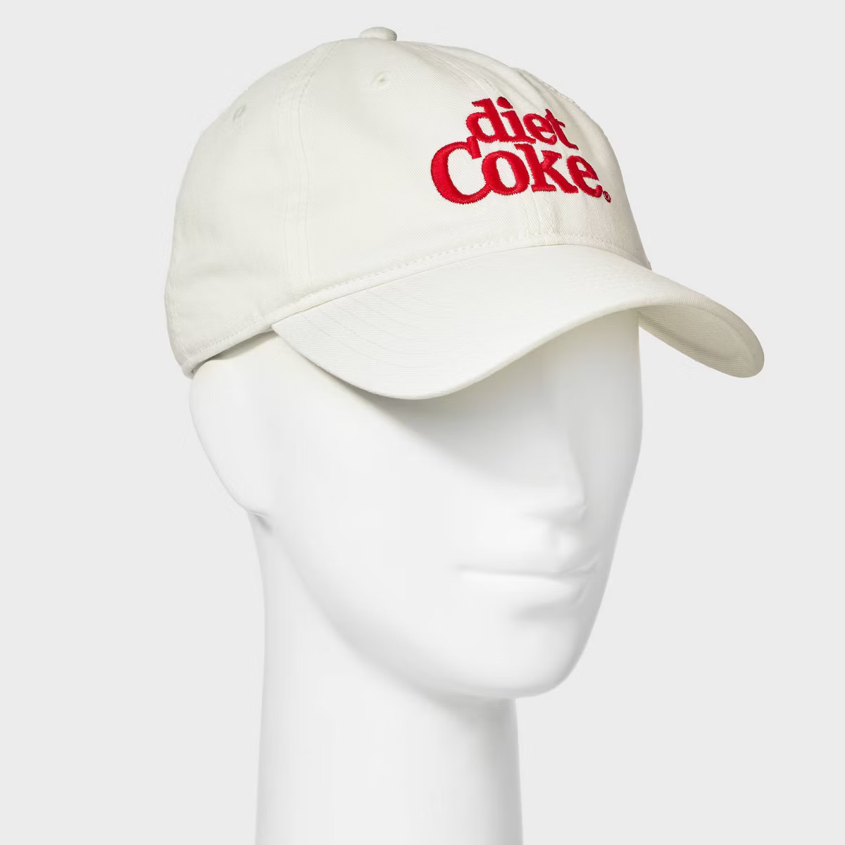 Women's Coca-Cola Diet Coke Cotton Baseball Hat - White | Target
