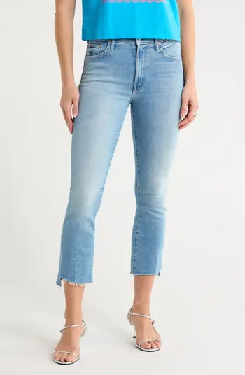 MOTHER The Insider Crop Step Fray Hem Jeans | Nordstromrack | Nordstrom Rack