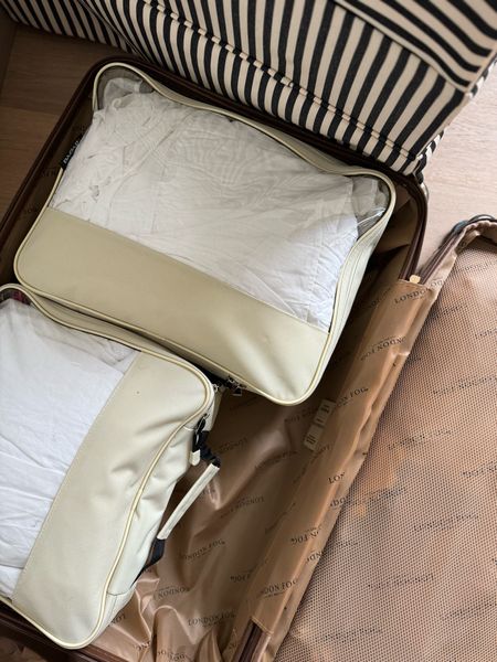 In the past, I’ve used packing cubes just to keep shoes from getting clothes dirty, and now I’m a fan for using them for everything else! These packing cubes from Amazon are affordable and versatile. Also linking some of my other travel essentials!

#LTKTravel