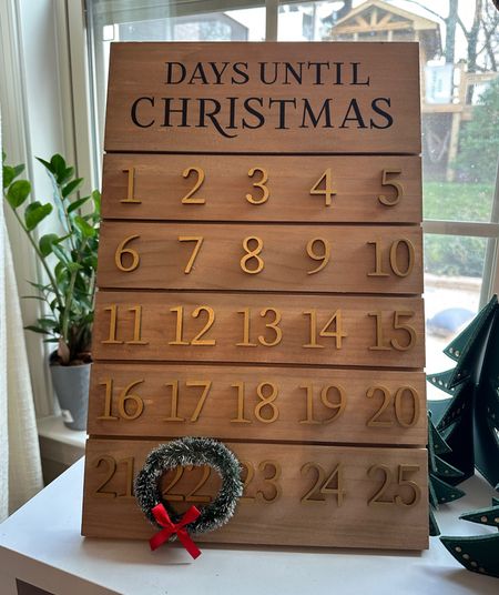 Affordable Christmas countdown advent calendar 

#LTKSeasonal #LTKHoliday #LTKhome