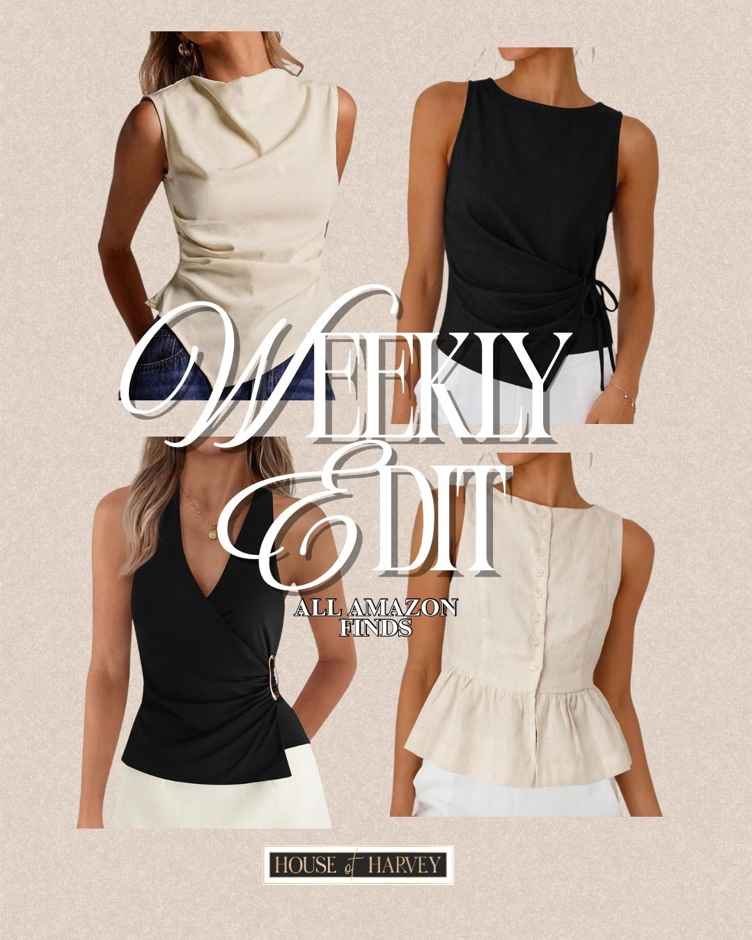 WEEKLY EDIT—this week it’s all about dressing for warm days in a way that feels light, wearable, and effortless. Relaxed tailoring, breathable fabrics, and easy outfit formulas make getting dressed feel intuitive. I found some amazing pieces all from Amazon that are under $100 and embody this style vibe! These tops are all so chic. All linked ⬆️

#ltkcreator #ltkfinds #ltkwatchnow #amazon #amazonfinds #summer #summerfashion #summeroutfits

#LTKgrwm #LTKootd #LTKSeasonal