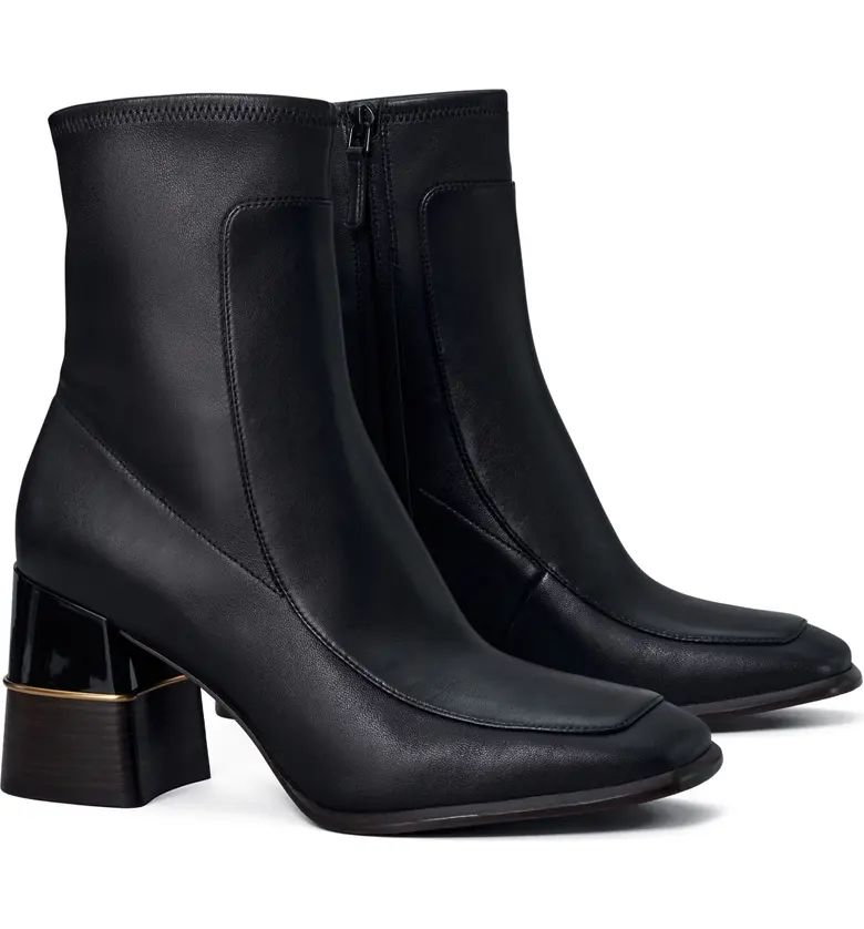 Tory Burch Zip-Up Stretch Boot | Nordstrom | Nordstrom