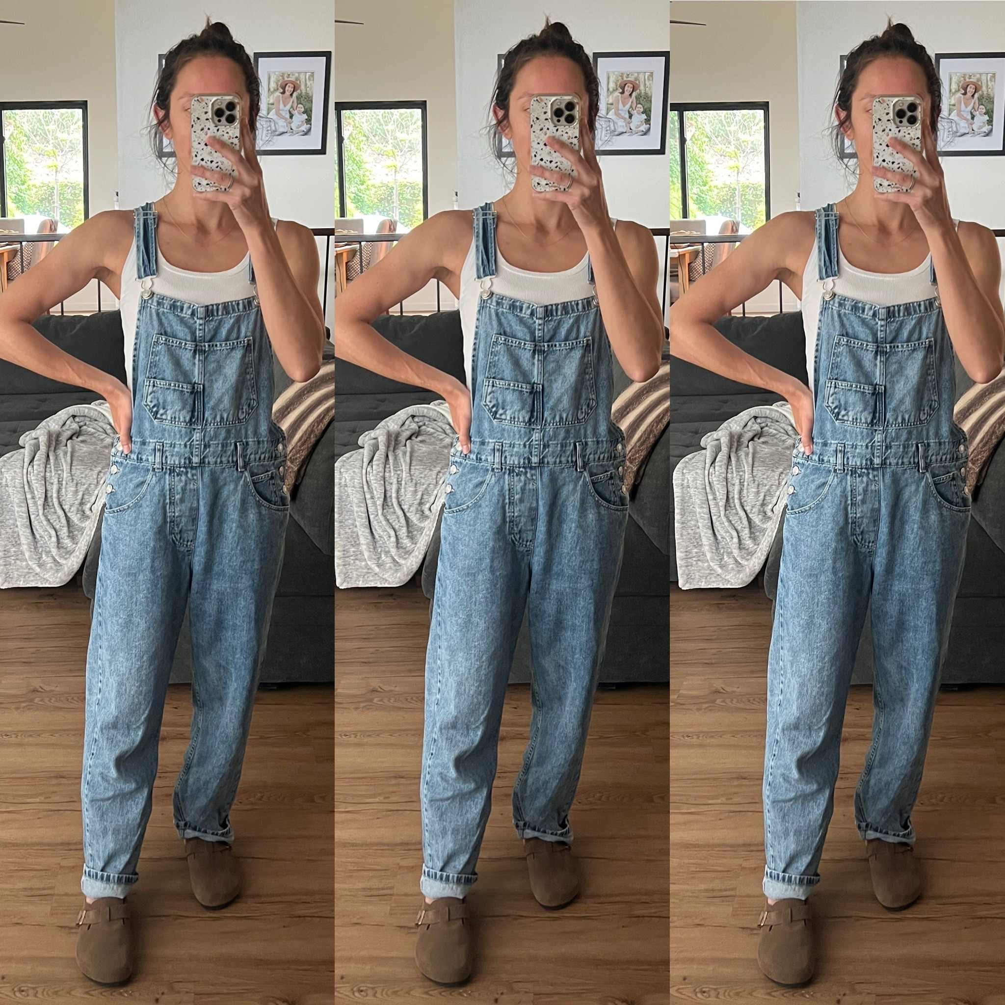 This outfit on repeat 🔁

Overalls | Mom outfit | Free People 

#LTKStyleTip #LTKSummerEdit #LTKFindsUnder100