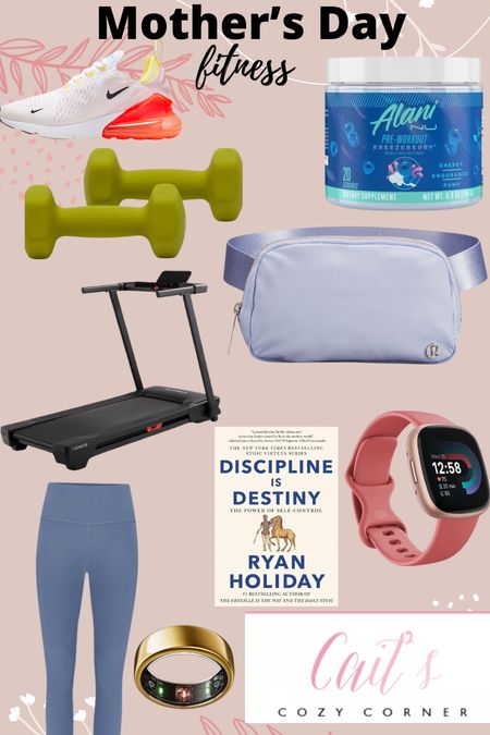 Mother’s Day gifts for fitness moms lululemon bag treadmill book workout weights and Nike sneakers 

#LTKGiftGuide #LTKfitness #LTKActive