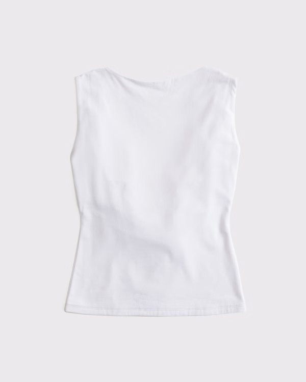 Women's Draped Cowl Hardware Back Top | Women's Tops | Abercrombie.com | Abercrombie & Fitch (US)