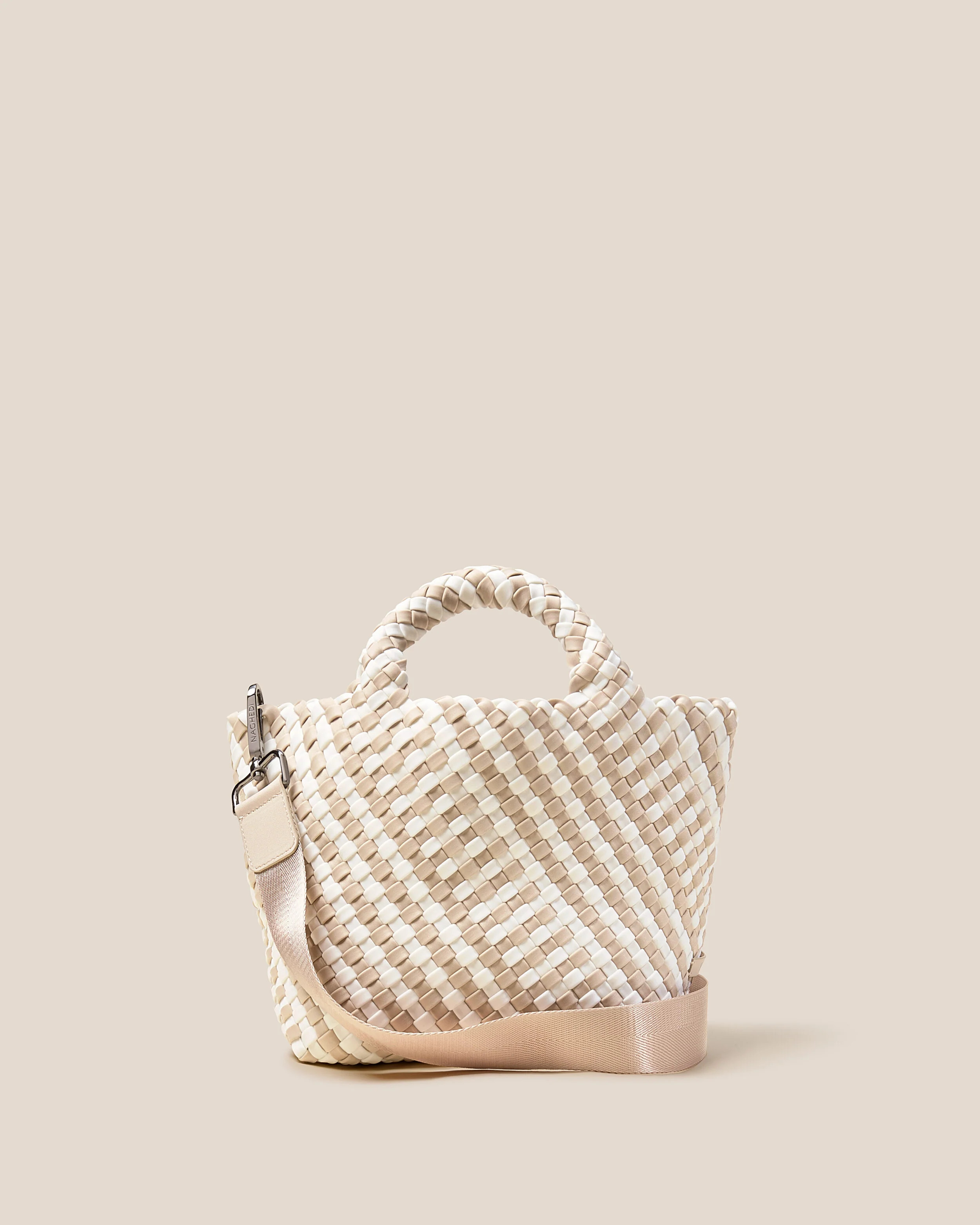 St. Barths Small Tote Striped Geo | Mykonos | Naghedi