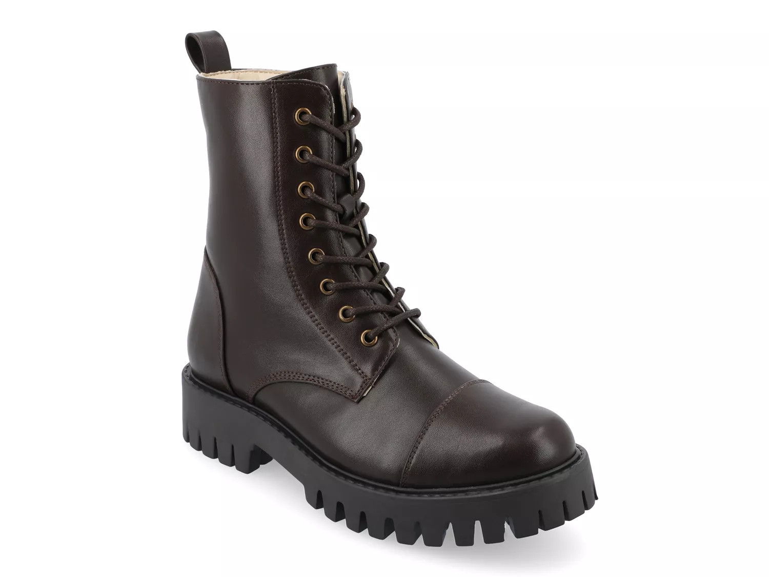 Journee Collection Aaley Bootie | Women's | Dark Brown | Size 9.5 | Boots | Lug | DSW