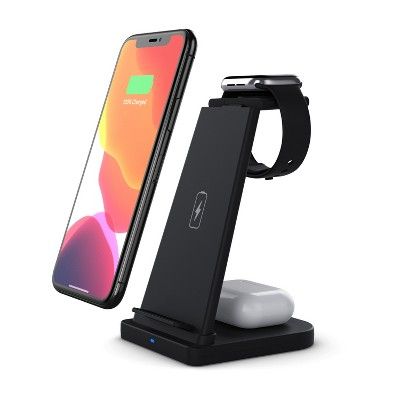 Link 3-in-1 Fast Wireless Charging Stand for iPhones, Apple Watch & Airpods Work with iPhone 8s - iP | Target