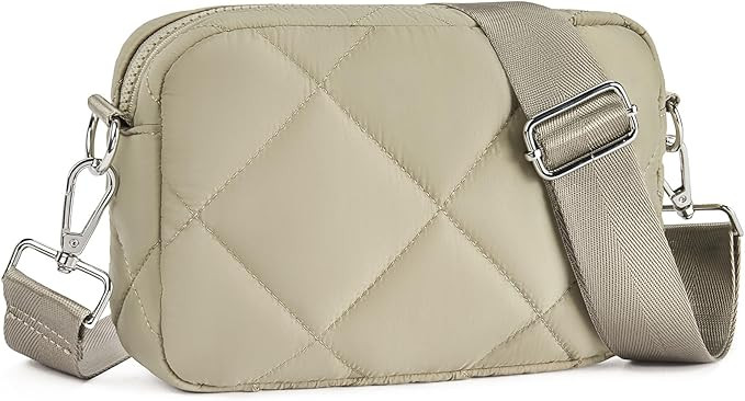 Telena Cross Body Purse Small Quilted Crossbody Bags Puffer Bag for Women with Adjustable Strap L... | Amazon (US)
