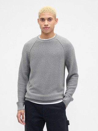 Garter Crewneck Sweater | Gap Factory