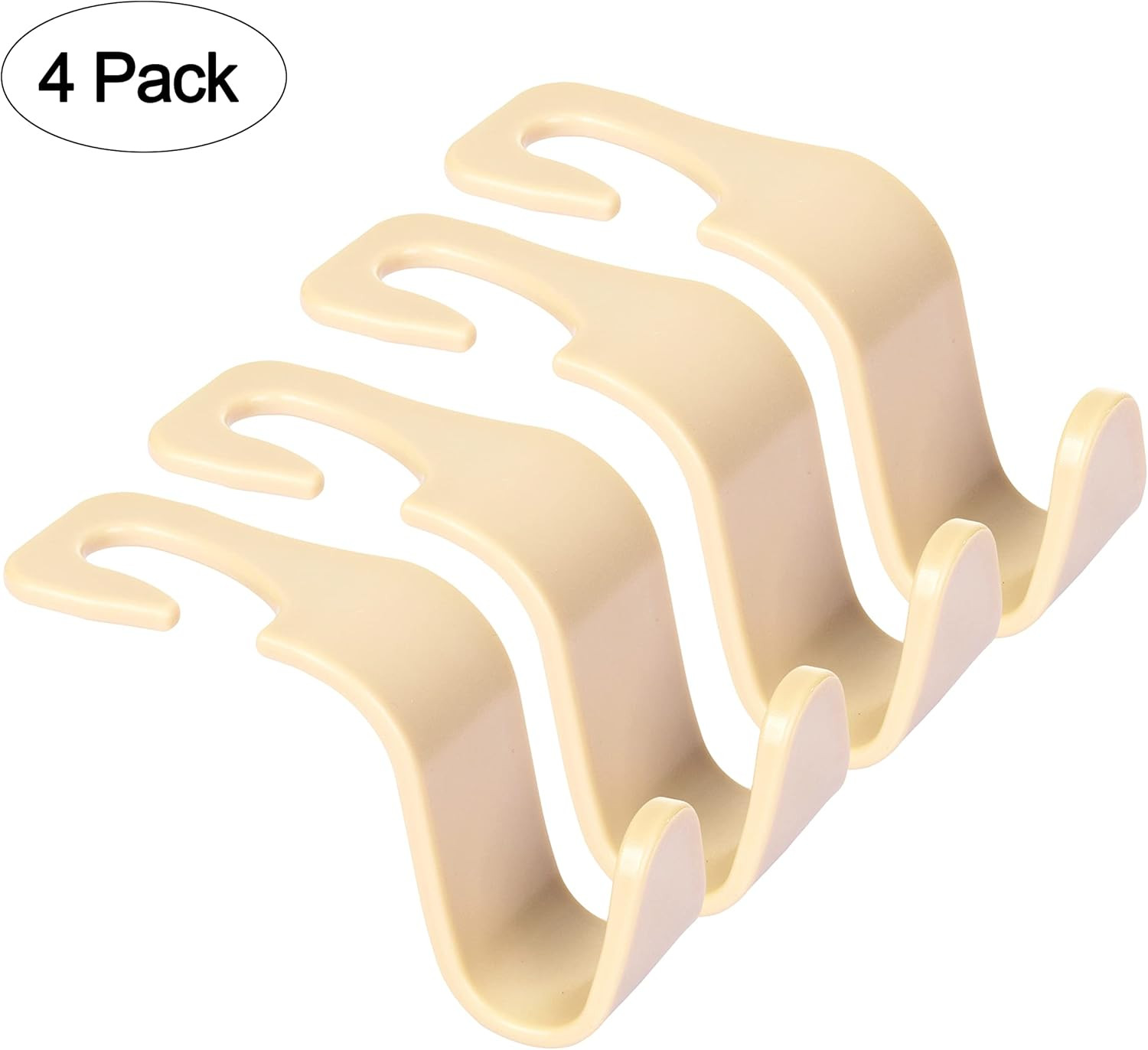 Amooca Universal Multifunctional Car Vehicle Headrest Hook, Organizer Hanger Storage Hook for Bag... | Amazon (US)