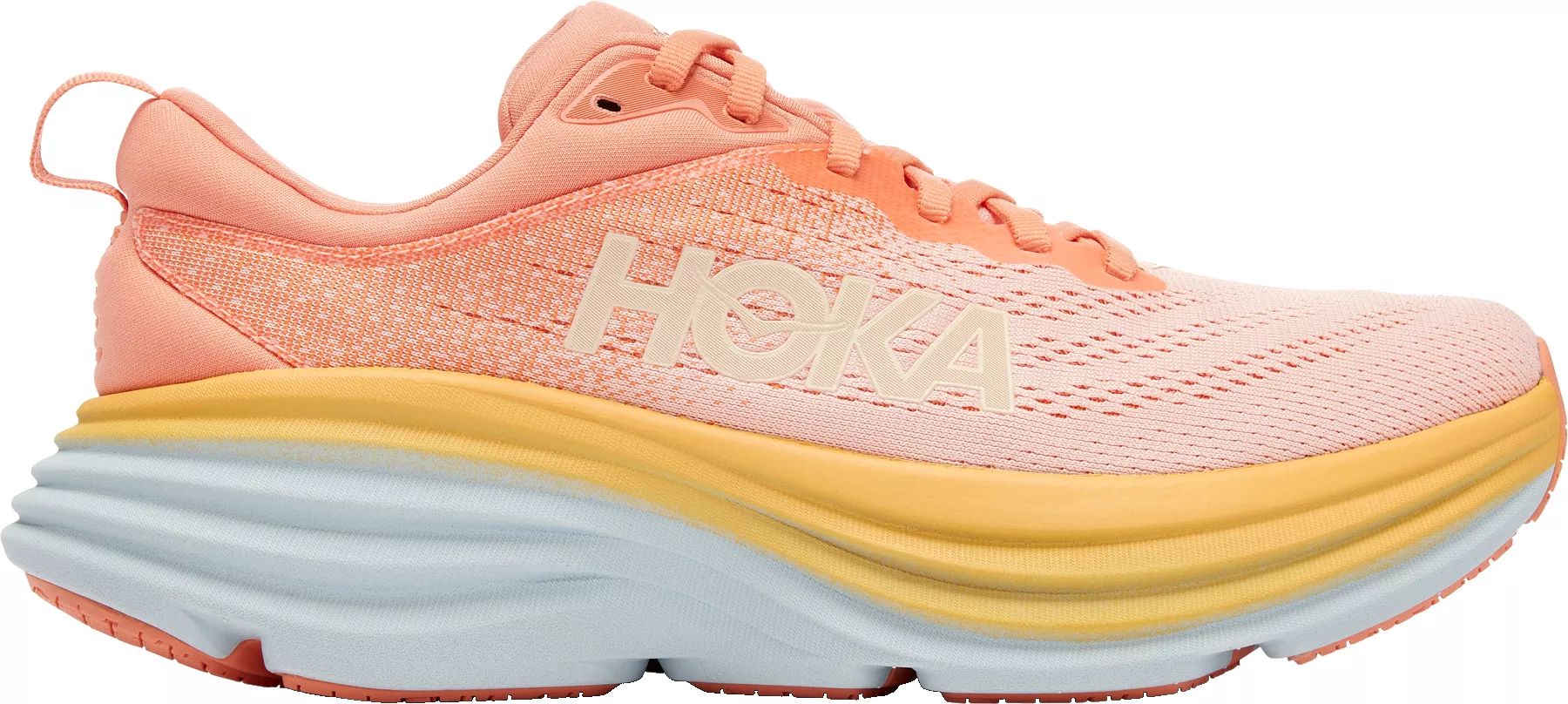HOKA Women's Bondi 8 Running Shoes, Orange | Public Lands