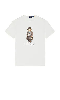 Polo Ralph Lauren Short Sleeve Graphic Heritage Bear T-Shirt in Deckwash White from Revolve.com | Revolve Clothing (Global)