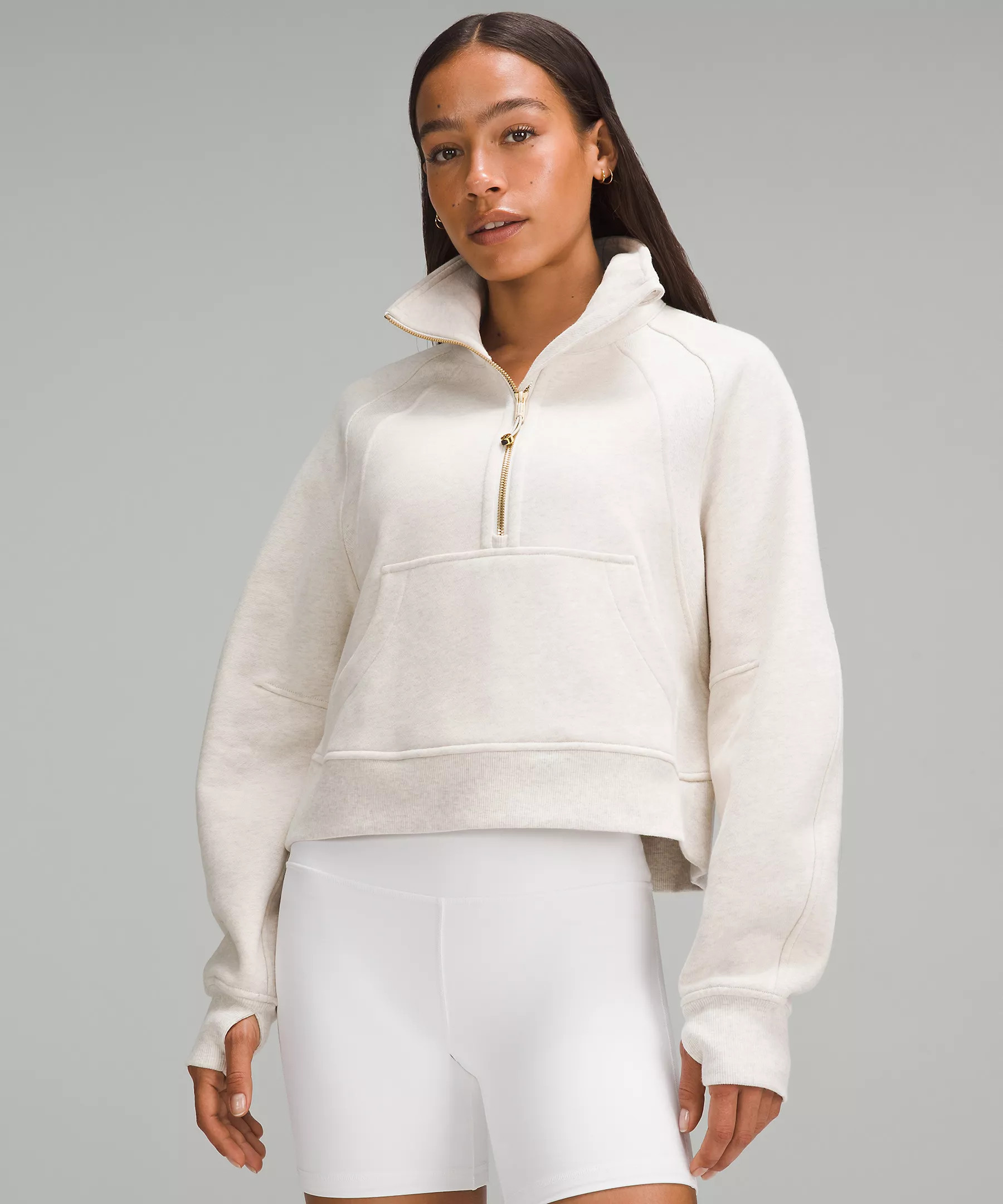 Scuba Oversized Funnel-Neck Half Zip | Women's Hoodies & Sweatshirts | lululemon | Lululemon (US)
