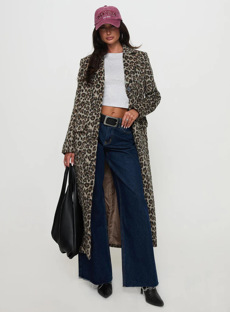 Cosmo Please Coat Leopard | Princess Polly US