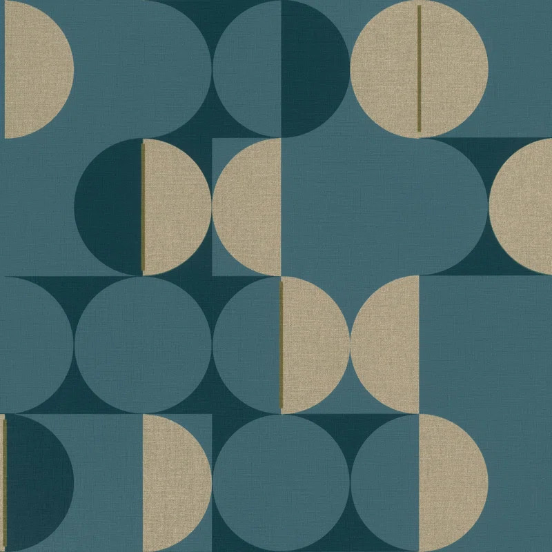 Grajeda Circles in Motion 33' L x 21" W Wallpaper Roll | Wayfair North America