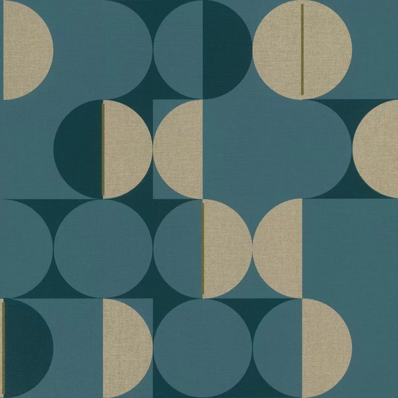 Grajeda Circles in Motion 33' L x 21" W Wallpaper Roll | Wayfair North America