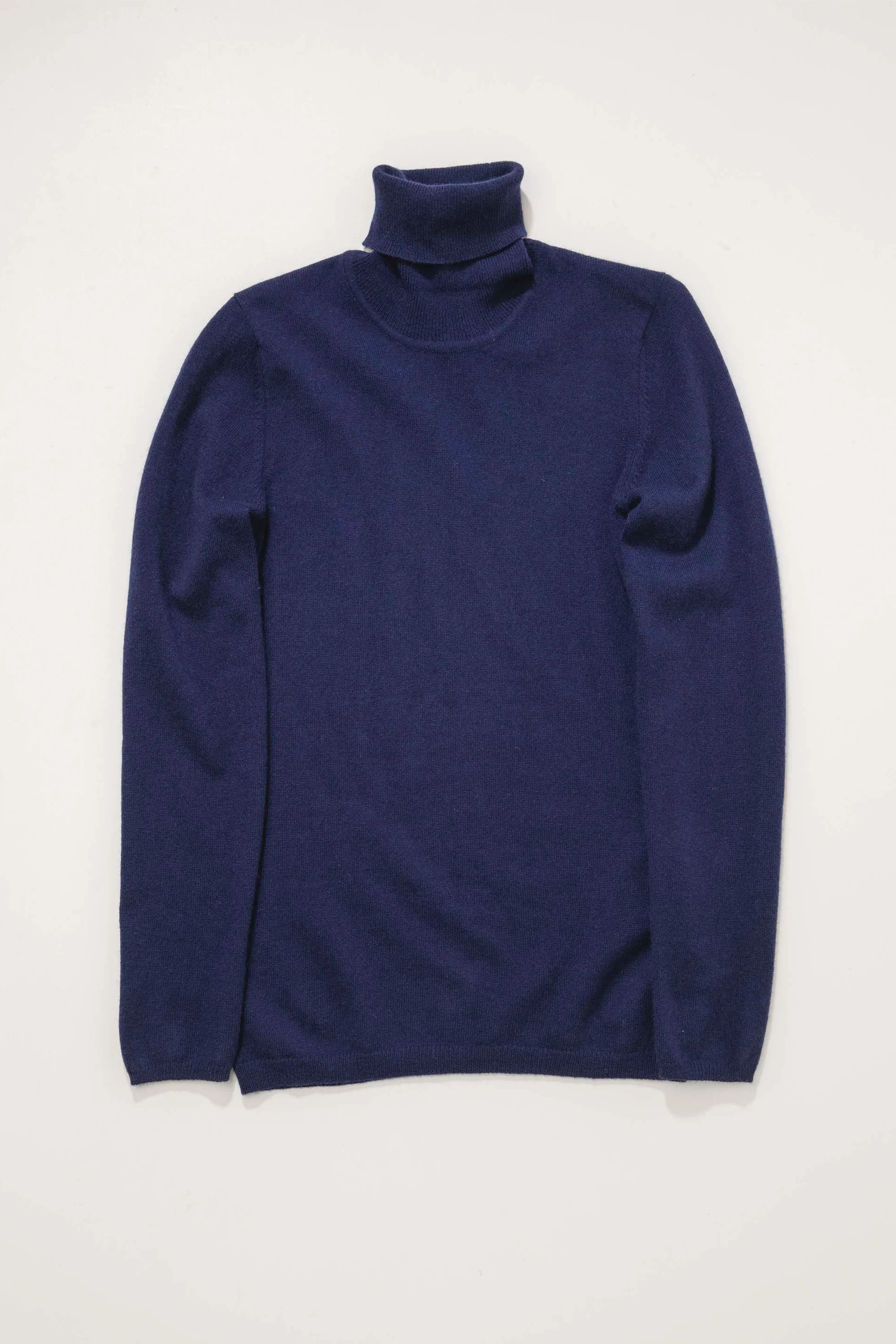 Women's Cashmere Polo Neck Jumper - Eclipse | Kiltane