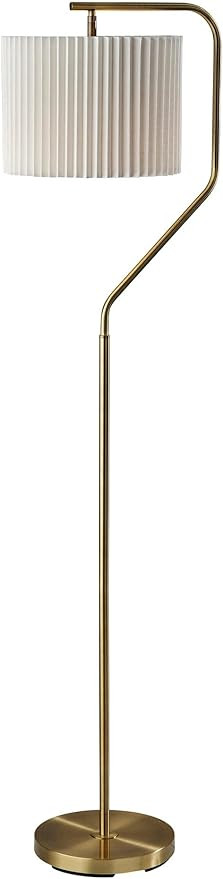 Evan Floor Lamp- Antique Brass | Amazon (US)