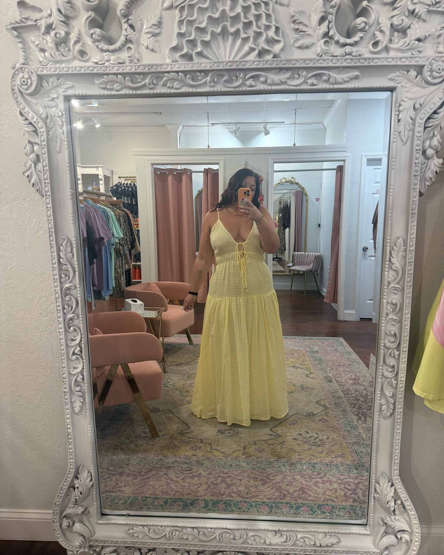 Sunshine in a dress ☀️💛 This buttery yellow maxi is giving effortless summer glam — flowy, flattering, and perfect for brunch, beach trips, or vacation nights ✨ 

Wearing a size large in the dress.

#LTKootd #LTKMidsize #LTKTravel