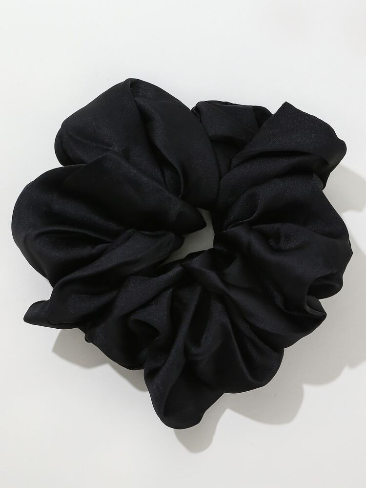 Solid Pleated Scrunchie | SHEIN