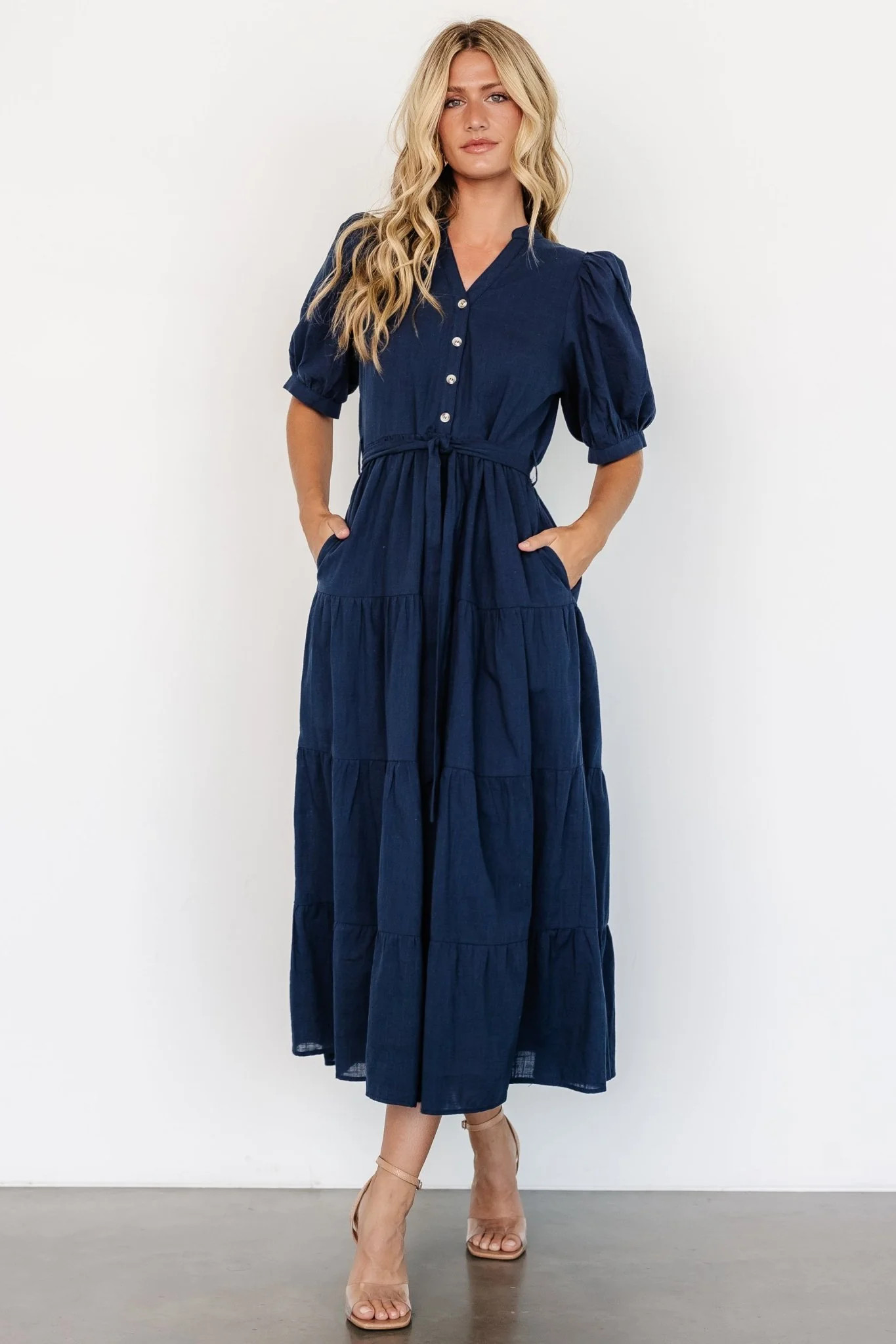 Camille Maxi Dress | Navy | Baltic Born
