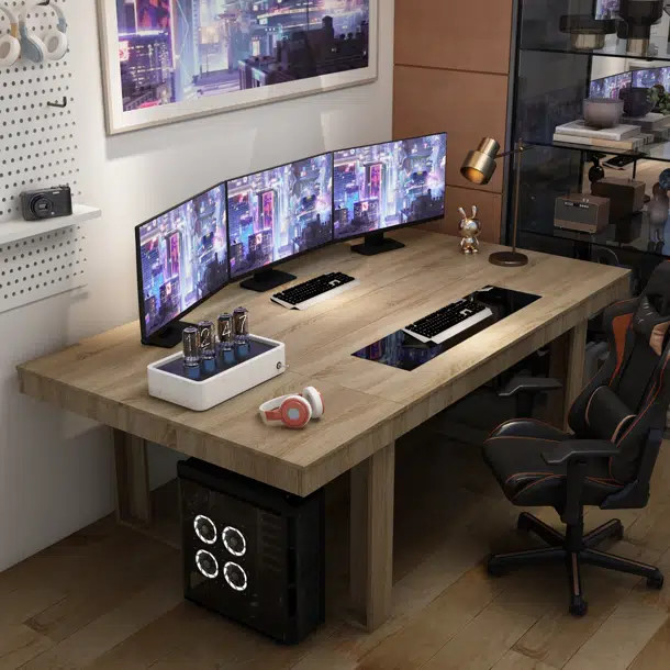 Coleshill 70.9'' W Rectangle Executive Desk | Wayfair North America