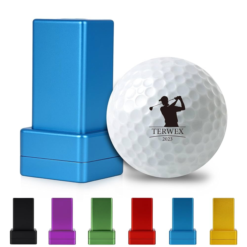 Golf Ball Stamp Personalized, Waterproof Custom Golf Ball Stamp Marker, Mark Your Own Fun Monogra... | Amazon (US)