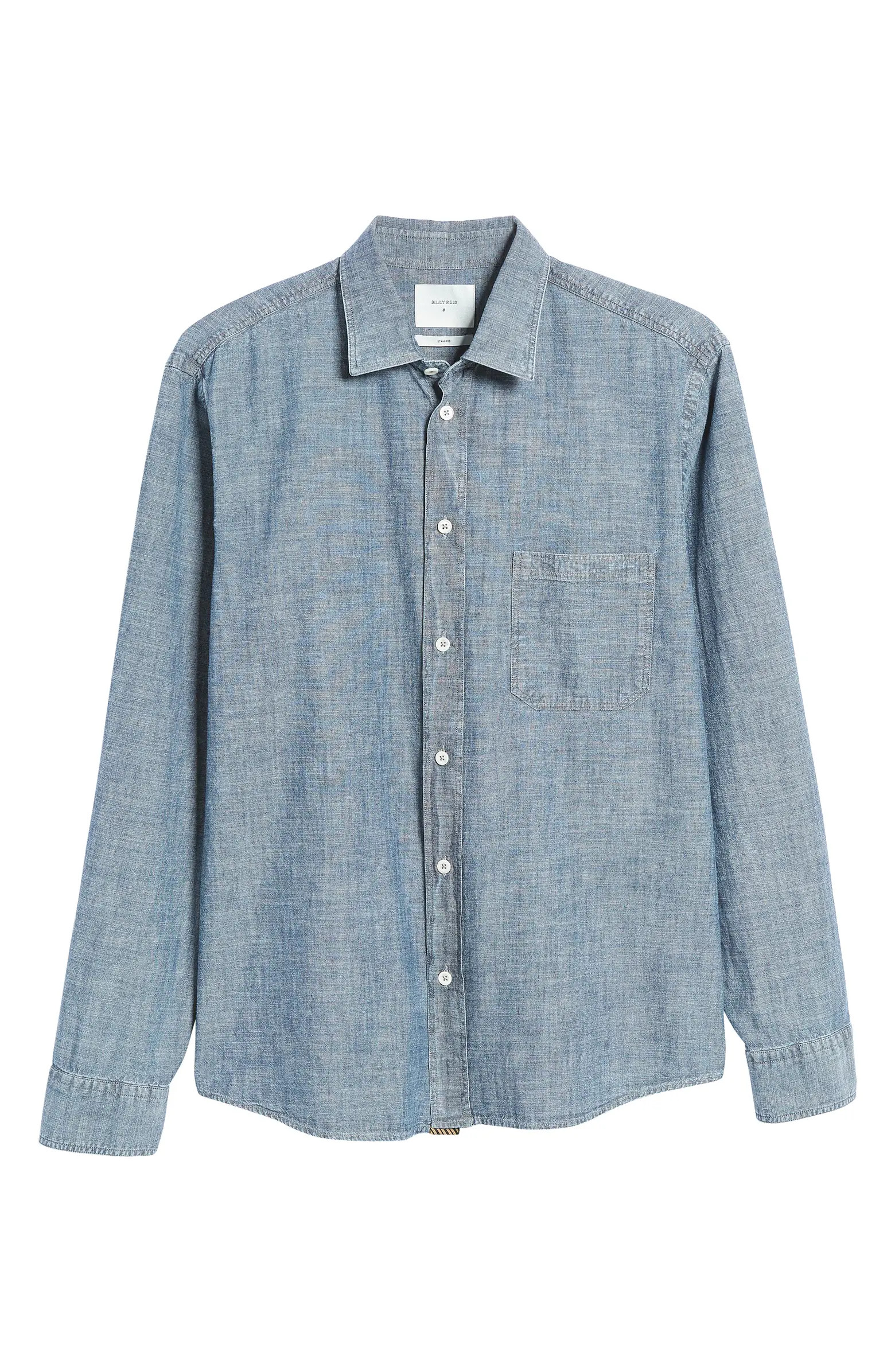 Men's Tuscumbia Organic Cotton Chambray Button-Up Shirt | Nordstrom