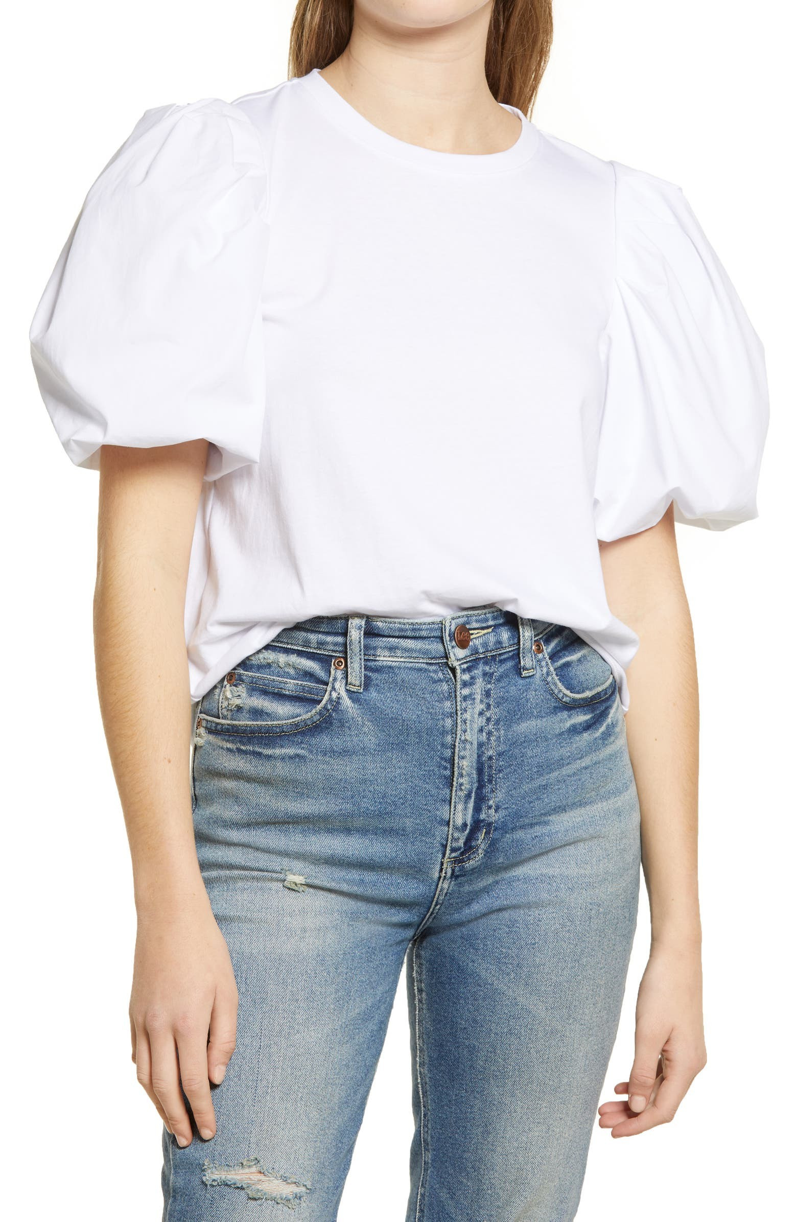 Puff Sleeve T-Shirt | Nordstrom