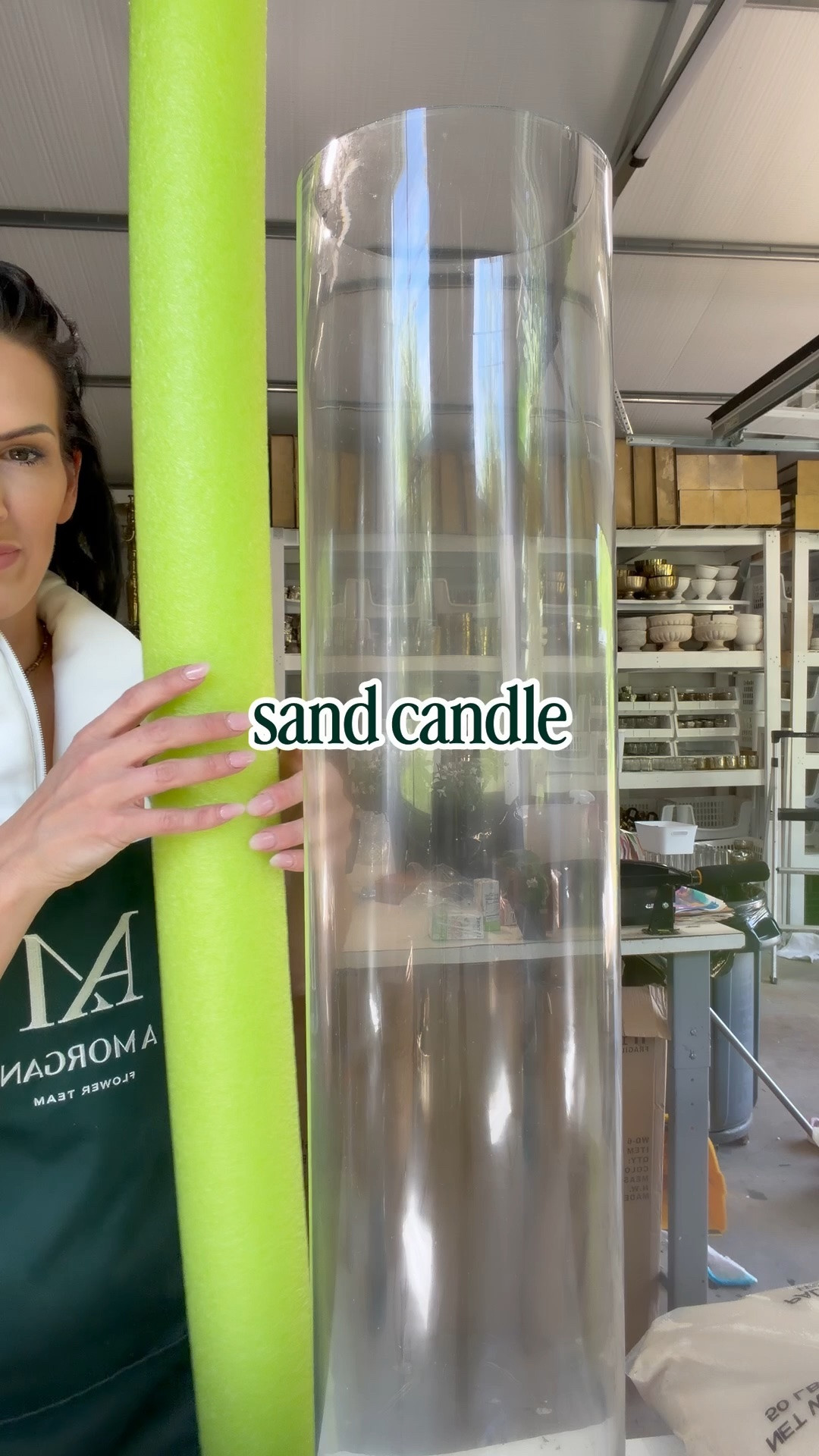 super soft clean light colored sand for candles #candles #sandcandle #florist
