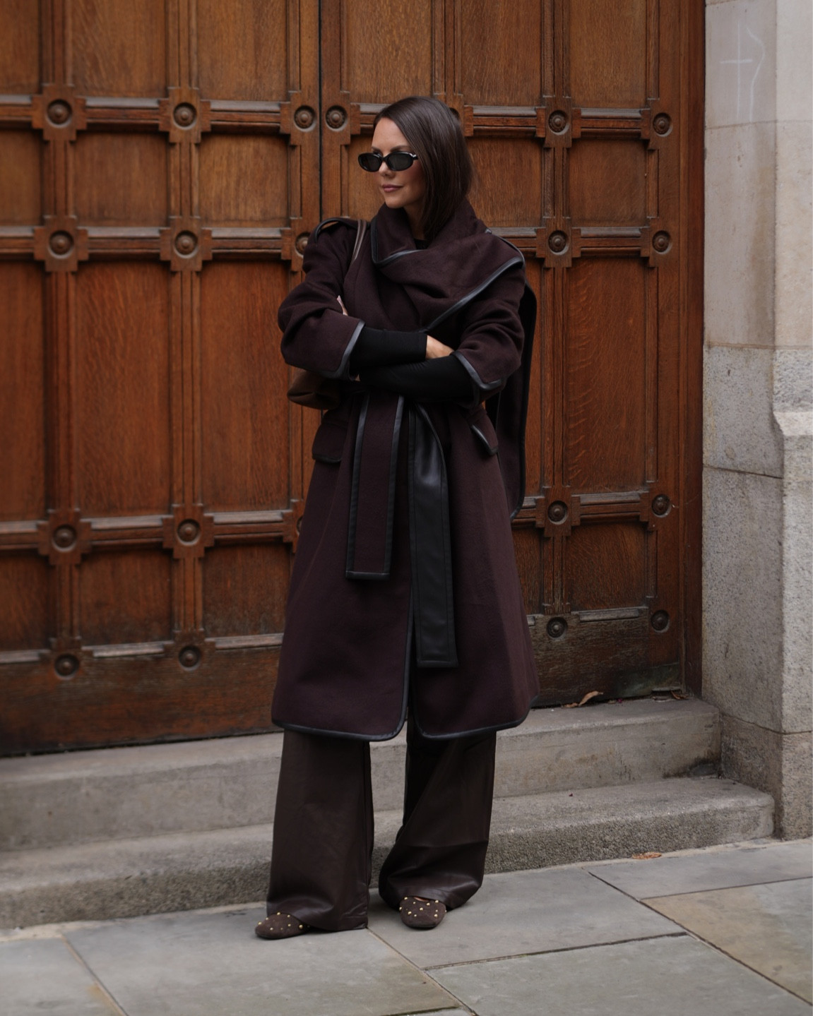 3 brown autumn coats from Karen Millen
Scarf detail coat
Patch pocket jacket
Maxi trench
Faux leather wide leg trousers
Brown suede belt
Demellier New York shoulder bag

#LTKstyletip #LTKworkwear #LTKSeasonal