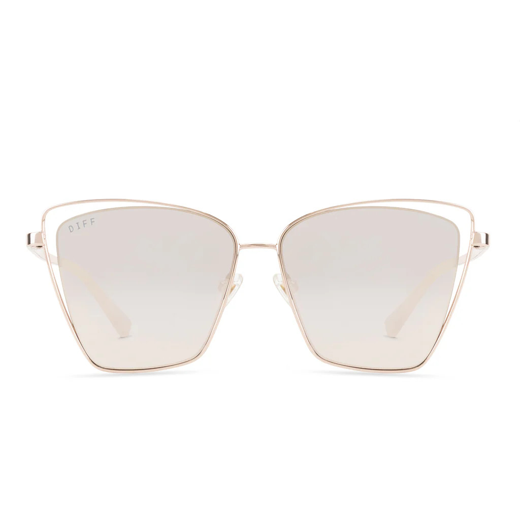 champagne   beige mirror   polarized | DIFF Eyewear